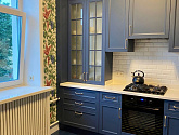 Установили кухню по проекту Blue Velver