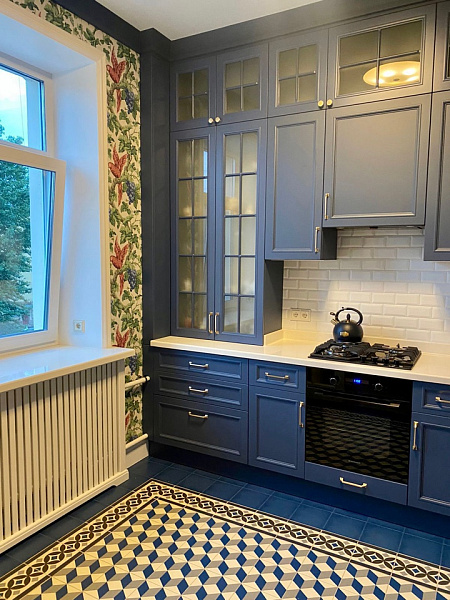 Установили кухню по проекту Blue Velver фото 1