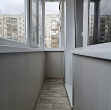 Установили теплые окна и выполнили отделку балкона фото 5