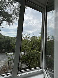 Остекление балкона теплым профилем KBE фото 2