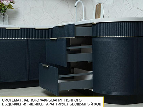 Установили угловую кухню с декорированными фасадами МДФ фото 5