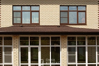 Остекление крытой веранды, встроенной в коттедж фото 4