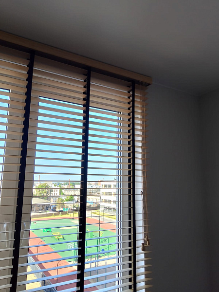 Горизонтальные бамбуковые жалюзи фото 3