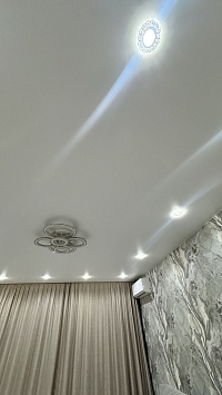 Белый натяжной потолок MSD Classic фото 3