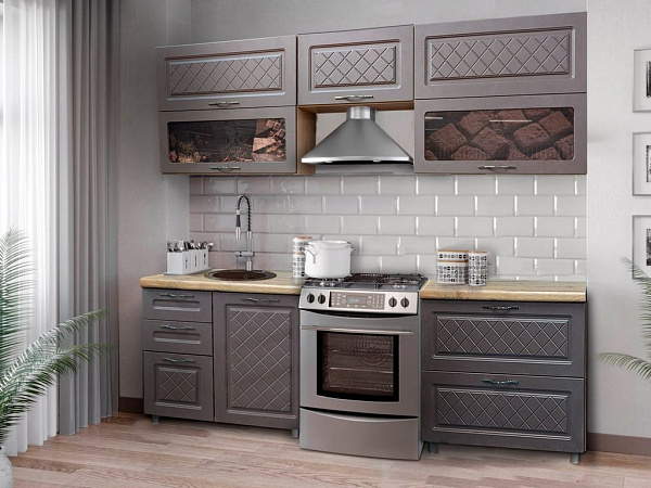 Установили прямую кухню с мойкой из искусственного камня фото 1