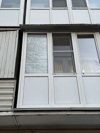 Остекление балкона пластиковыми окнами Rehau фото 4