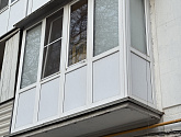 Остекление балкона пластиковыми окнами Rehau