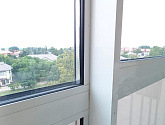 Остеклили лоджию в новостройке холодным алюминиевым профилем ASG-45