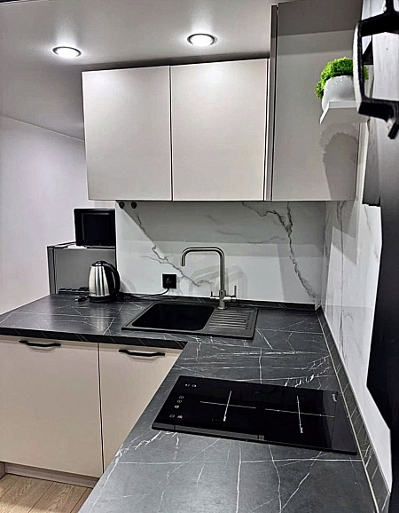 Угловая кухня «Лорена» из МДФ фото 1