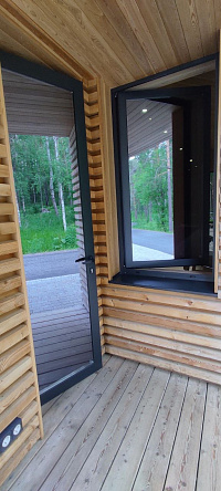 Остеклили дом персонала в загородном SPA-комплексе фото 2