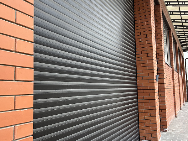 Подъемные гаражные ворота Hörmann с отдельностоящей калиткой фото 2