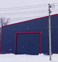 Смонтировали промышленные секционные ворота линейки ProTrend в быстровозводимом здании фото 2