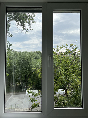 Остекление балкона теплым профилем KBE фото