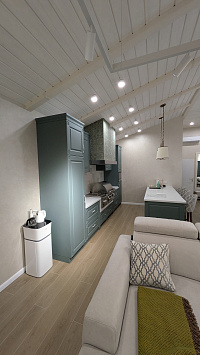 Спроектировали и установили для клиента кухню на базе проекта «Кантри» фото 1