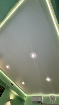 Натяжной потолок с профилем VISP BLACK 241 фото 1