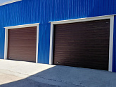 Завершили работу над 3 воротами в гаражном комплексе (на базе DoorHan)
