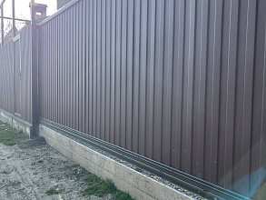 Откатные ворота с автоматическим приводом фото 2