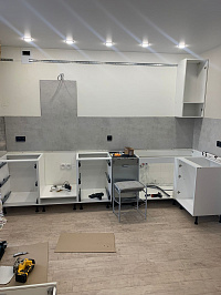 Классическая кухня «Агарто» белого цвета фото 2