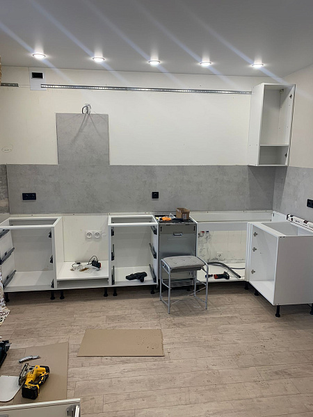 Классическая кухня «Агарто» белого цвета фото 2