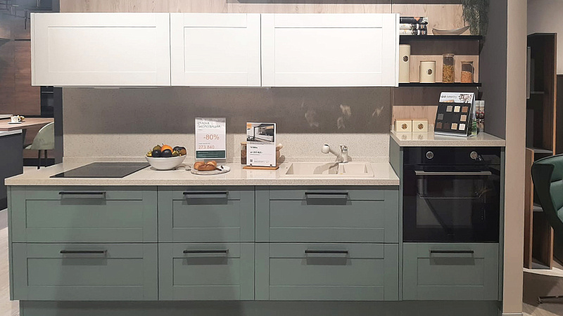 Реализовали кухню в матовой эмали фото 1