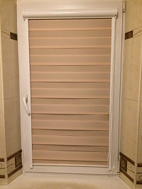 Смонтировали жалюзи рулонного типа «Зебра» фото 1