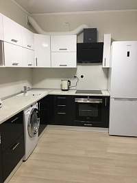 Угловая комбинированная кухня по проектному решению «Орхидея» фото 3