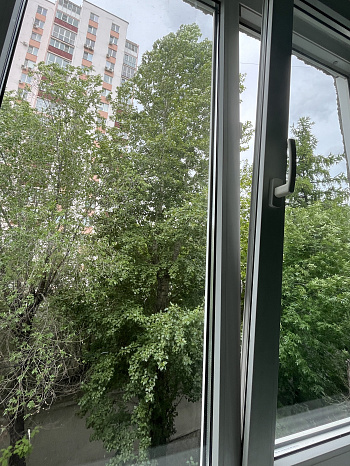 Замена старого профиля на окно бренда Rehau  фото