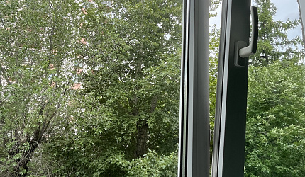 Замена старого профиля на окно бренда Rehau  фото