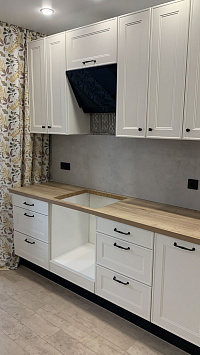 Классическая кухня «Агарто» белого цвета фото 3