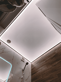 Теневой потолок в санузел фото 2