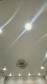 Белый натяжной потолок MSD Classic фото 2