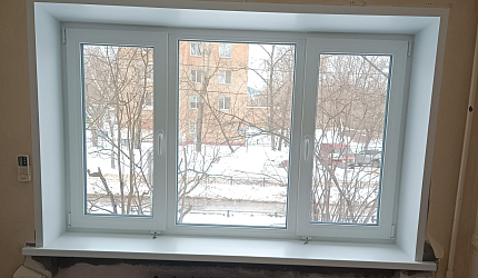 Замена пластиковых окон в квартире и отделка откосов фото