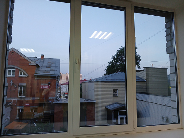 Трехстворчатое окно NOBEL с мультифункциональным стеклопакетом фото 1