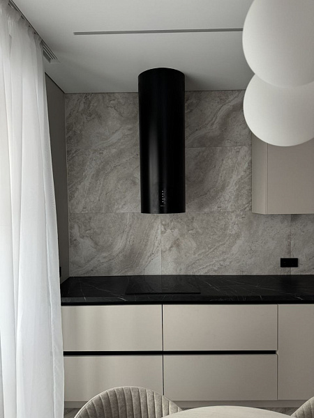 Белая угловая кухня с фасадом из МДФ фото 4