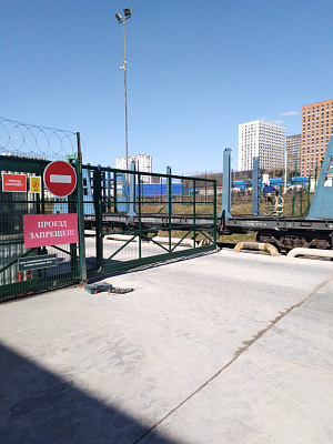 Откатные ворота под обшивку 3-D сеткой + гаражные роллеты фото 5