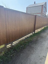 Откатные ворота с автоматическим открыванием и калитка фото 2