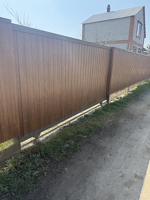 Откатные ворота с автоматическим открыванием и калитка фото 2