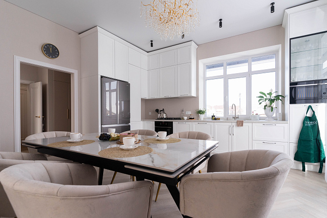 Спроектировали, разработали и смонтировали современную кухню в стиле скандинавского минимализма фото 1